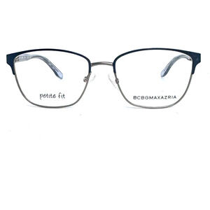 BCBG MAXAZRIA Hilda Blue Square Eyeglasses Frames 50-16‎ 130 H16869